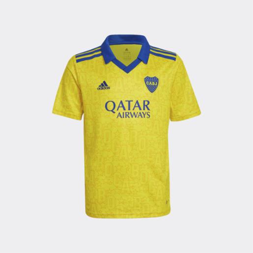 Camiseta Fútbol adidas Junior Boca Juniors Tercera 22/23 Bold Gold/Mystery Ink