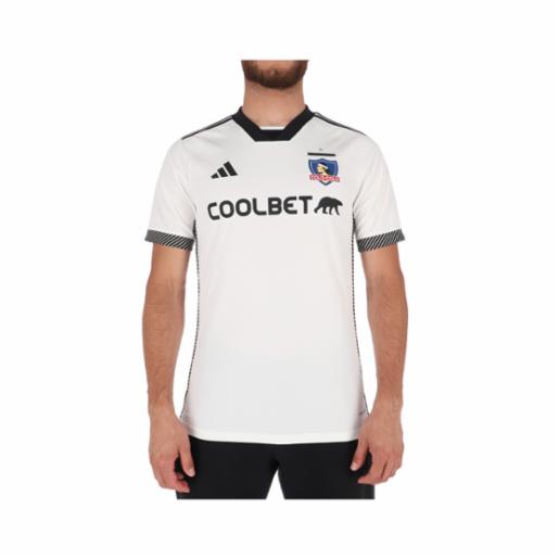 Camiseta Fútbol adidas Hombre Local Colo-Colo 2024 Blanco/Negro