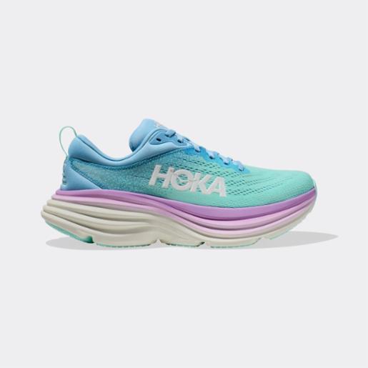 Zapatillas Running Hoka Mujer Bondi 8 Airy Blue/Sunlit Ocean