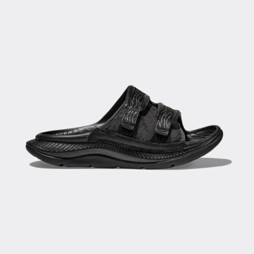 Sandalias Hoka Hombre Ora Luxe Negro