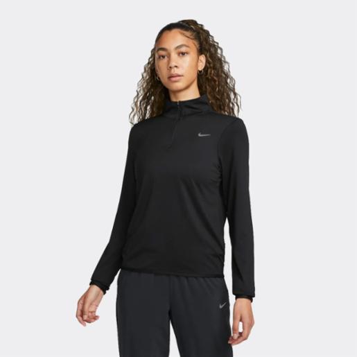 Polera Running Nike Mujer Dri-FIT Swift Element Negro