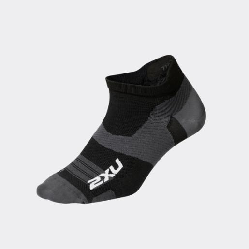 Calcetas Running 2XU Vectr Ultra Light NoShow White/Grey