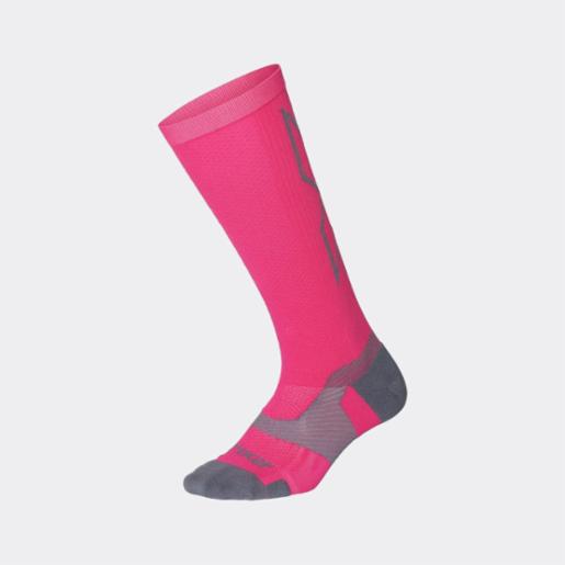 Calcetas 2XU Vectr Lightt Pink/Grey