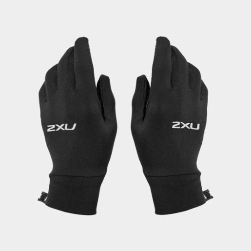 Guantes Running 2XU Running Black/Silver