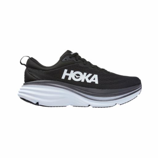 Zapatillas Running Hoka Bondi 8 Black/White