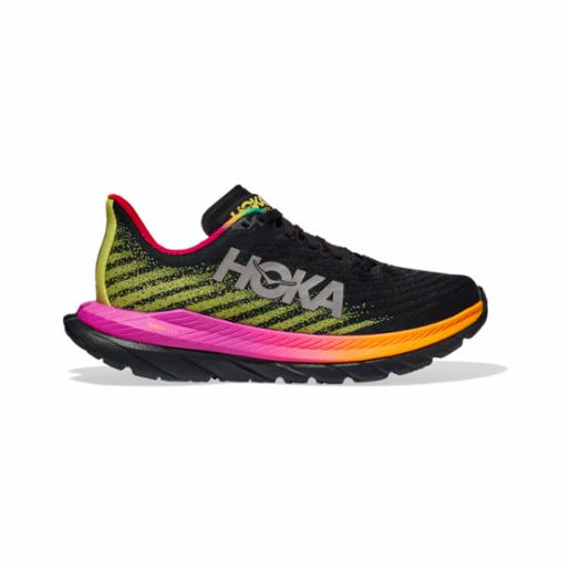 Zapatillas Running Hoka Mujer Mach 5 Black/Multicolor