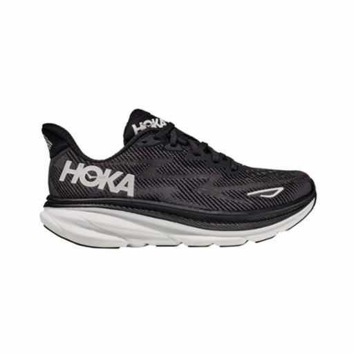 Zapatillas Running Hoka Clifton 9 Black/White