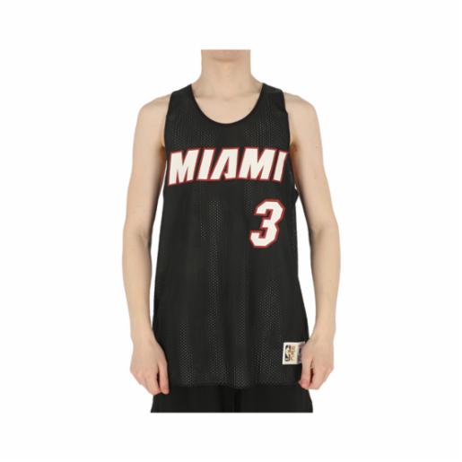 Camiseta Basket Mitchell & Ness Miami Heat Dwyane Wade Black