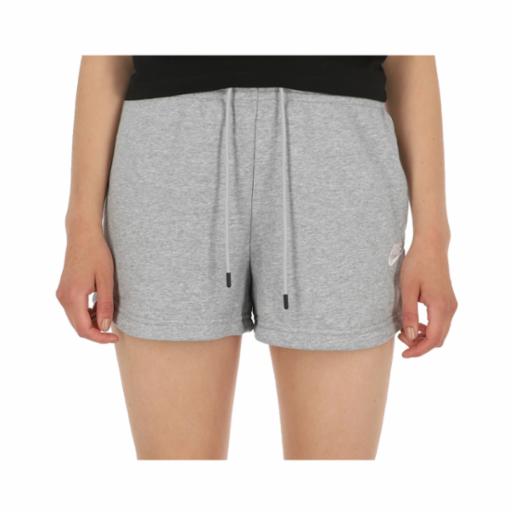 Shorts Nike Mujer Sportswear Essentials Dark GreyHeather/Matte Silver/White