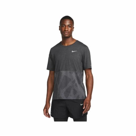 Polera Running Nike Dri-FIT Run Division Black/Grey