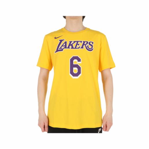 Polera Basket Nike Los Angeles Lakers Amarillo/Purple Field