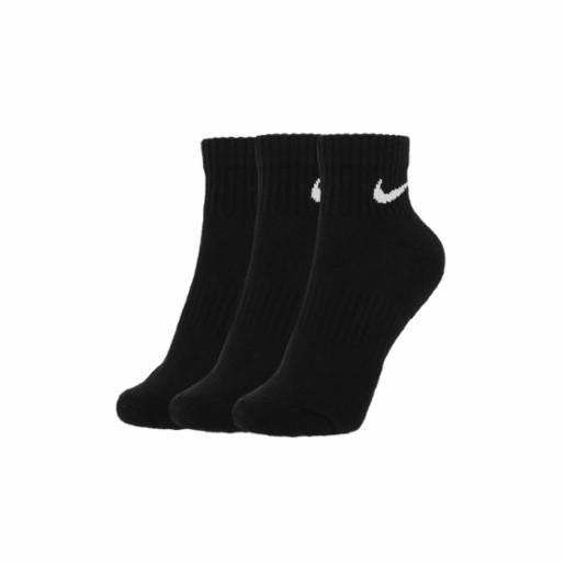 Tripack Calcetas Training Nike Everyday Cushioned Black