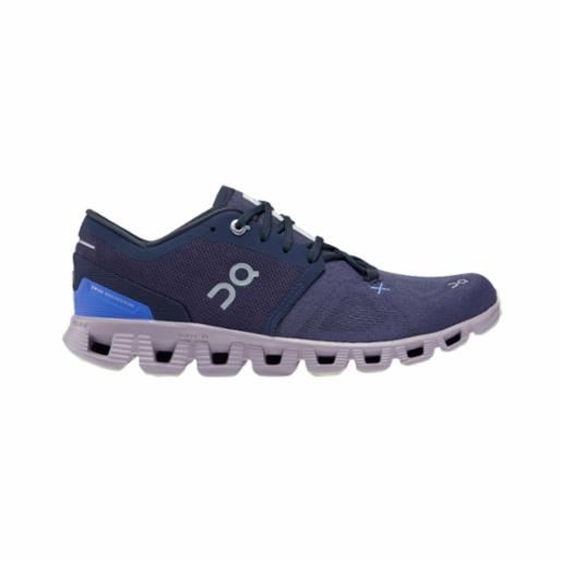 Zapatillas Running On Mujer Cloud X 3 Purple