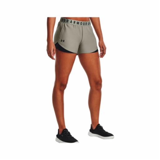Shorts Training Mujer Under Armour Play Up 3.0 Verde