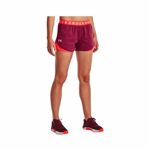 Shorts Training Under Armour Mujer PlayUp 3.0 Twist Pink