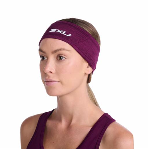 Cintillo 2XU Ignition Headband Reflective Purple